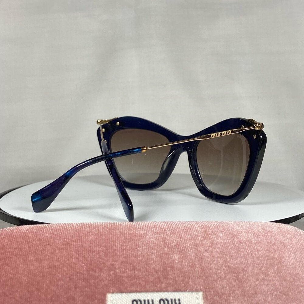 Miu Miu SMU 10N sunglasses, Cat Eye / Ornate Collection - Picture 3 of 3